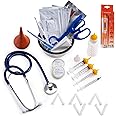 REDDOUDOU Puppy Kitten Whelping Kit, Whelping Kit with Feeding Nipple Bottle Stethoscope Scissors Cord Clamps Aspirator etc Full kit