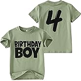 AG AGUU Birthday Boy Shirts 1-10 Years Old Birthday T-Shirt Kids Toddler Baby Boys Birthday Tees Party Outfits Tops