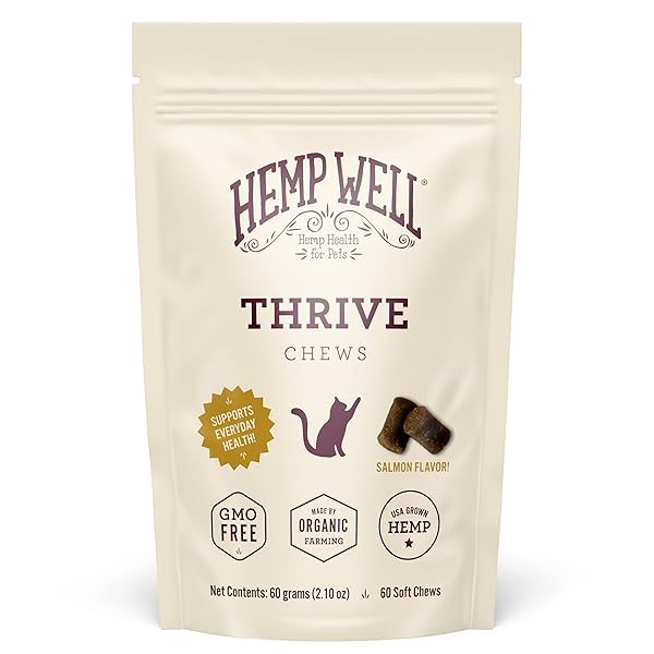 HEMP WELL THRIVE CAT SOFT CHEWS – 60...