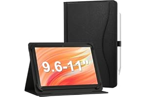 Universal Case for 9.6 10 10.1 11 inch Tablet, PU Leather Protective Cover for All Android Tablets 9.6-11" Stand with Pocket 