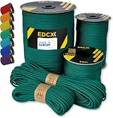 EdcX Paracord 4mm 550 Type III 35+ Colors 10m-300m Nylon Rope