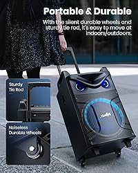Moukey Karaoke Machine, 12" Woofer PA