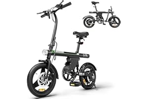 AYOLNY Electric Bike for Adults 500W/750W/1000W Peak, 14"/26" Mountain E-Bike, 25/55 Miles + 20MPH Adult Electric Bicycles for Road Sand Mountain
