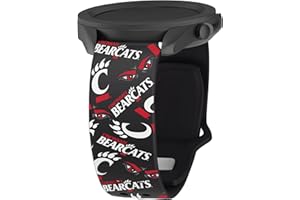 Affinity Bands Cincinnati Bearcats HD Watch Band Compatible with Samsung Galaxy Watch and more