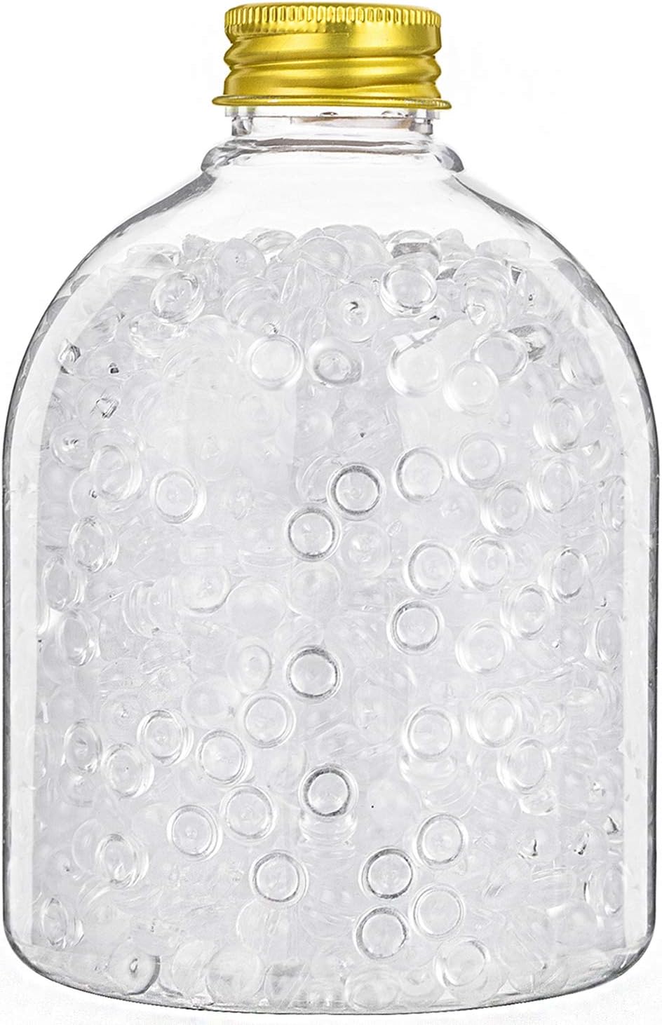 YELLING EARTH Fishbowl Beads for Crunchy Slime, Clear Vase Filler Beads, Crunchy Slime Beads, Slime Charms 14 OZ, Color Beads for Homemade Slime, DIY Slime Making, Clear Slime Beads