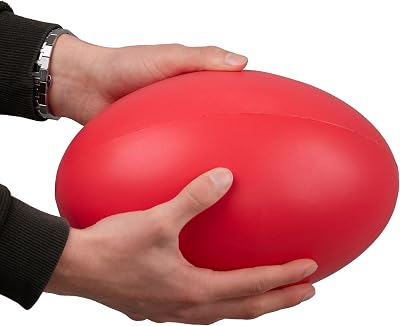 First Play Foam Rugby Ball Red Size 3 Indoor Skill Training Kids UK Made