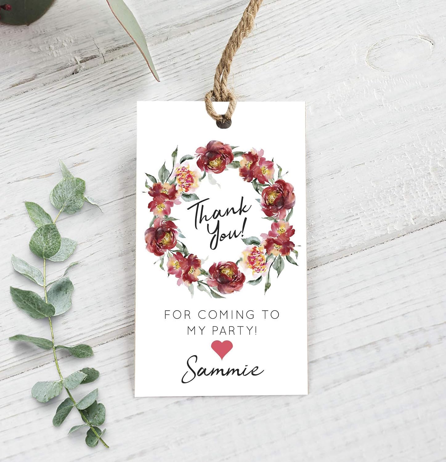 printed gift tags