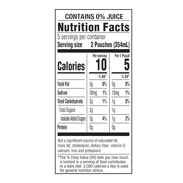 CAPRI SUN ROARIN’ WATERS TROPICAL PUNCH FLAVORED WITH OTHER NATURAL FLAVOR WATER BEVERAGE, 40 CT PACK, 4 BOXES OF 10 DRINK POUCHES