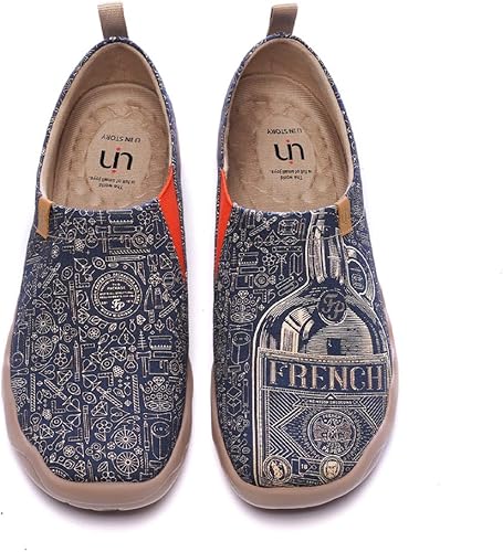 Amazon Uin メンズ 旅靴 超軽量 シューズ アート レディース ローファー スリッポン モカシン 履きやすい ウォーキングシューズ ローファー スリッポン