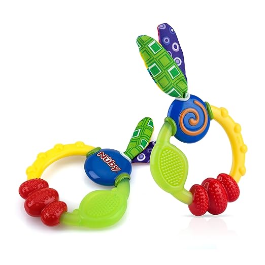 nuby vibrating wristband teether