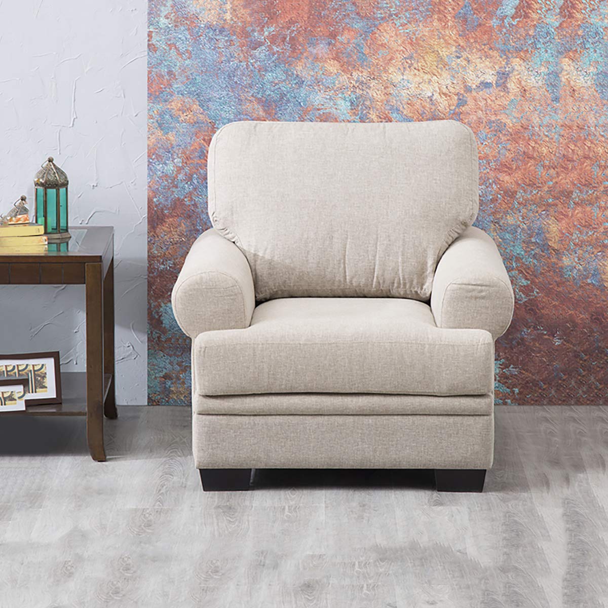 Home Centre Colorado Montrose Fabric Sofa 1 Seater Brown Amazon