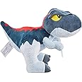 Mattel Jurassic World Dominion Mini Plush 7 in Soft Dinosaur Toys with Dino Sounds, Fun-to-Touch Fabrics, Collectible Gift for Kids & Fans Ages 3 Years Old & Up