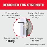 Bullfix TV Kit Plasterboard Fixings for TV Bracket Heavy Duty 116kg view 5