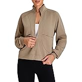 BMJL Womens Sweatshirt Zip Up Hoodie Active Long Sleeve Workout Tops Funnel Neck Athleisure Clothes Fall Jackets Outfits