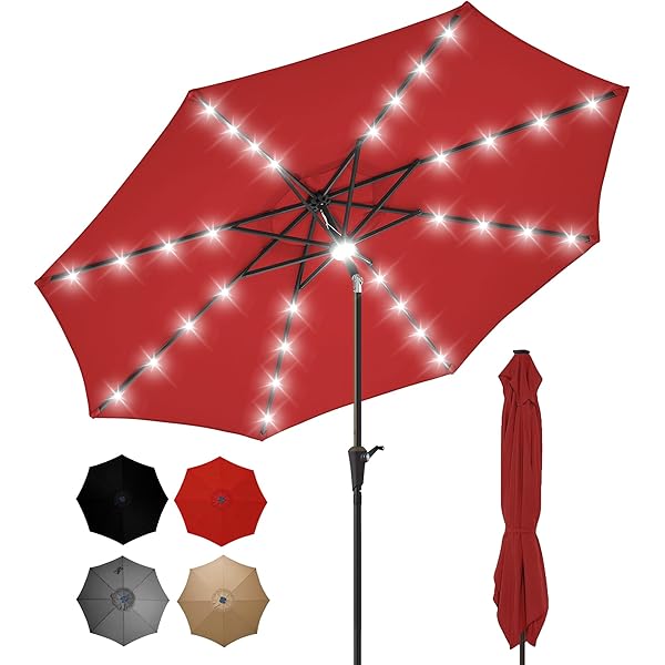 APEX GARDEN Dual Color 9 ft Outdoor Patio Table Market Umbrella Push Button Tilt and Crank Lift (Oasis Green) Patio, Lawn & Garden