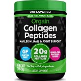 Orgain 20g Hydrolyzed Collagen Peptides Powder,  Unflavored, 1lb | Grass fed collagen type I and III for women and men, supplement for hair, skin, nail, &amp; joint support, paleo &amp; keto, non-GMO