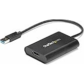 StarTech.com USB 3.0 to DisplayPort Adapter, 4K 30Hz, USB-A to Single DP Monitor, USB Video Adapter Converter, Windows Only