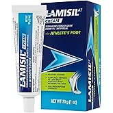 Lamisil 1 Week Athlete’s Foot Treatment, Antifungal Cream with Terbinafine Hydrochloride 1%, Fast Symptom Relief & Prevents Recurrence, 1 oz (30 g)
