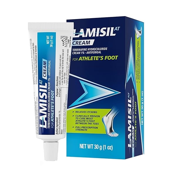 LAMISIL ATHLETE’S FOOT CREAM, 1 WEEK TREATMENT, PRESCRIPTION...