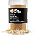 Gold BREW GLITTER Edible Glitter For Drinks, Cocktails, Beer, Garnish Glitter & Beverages | KOSHER & HALAL Certified | 100% Edible & Food Grade | Vegan, Gluten, Nut Free (25g, Gold)