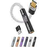 KB EAR 2026 Latest USB C DAC Audio Adapter with Headphone Amplifier | Factory Direct | Good Service | Quality Guarantee | USB C to 3.5mm Audio Adapter | For iPhone 15, Android, Laptop &amp; Tablet