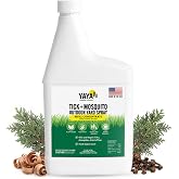 Tick + Mosquito Outdoor Yard Spray Refill Concentrate &ndash; Plant-Derived, Made with Essential Oils, Easy Do-It-Yourself Treatment, Safe to Use Around Kids, Pets and Plants &ndash; 32 oz