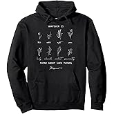 Whatever Is True Philippians 4 8 Christian Floral Bible Pullover Hoodie
