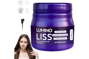 Sin Formol, Luminoliss Alisado Sin Formol, Lumino Liss Keratina, Crema Alisadora Lumino Liss, Hair Straightening Cream Long-Lasting Smoothness for Women All Hair Types (1)