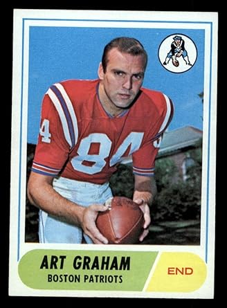 Amazon Com 1968 Topps 150 Art Graham New England Patriots Football Card Nm Mt Patriots Boston College Collectibles Fine Art