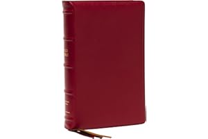 KJV Holy Bible: Large Print Single-Column with 43,000 End-of-Verse Cross References, Red Goatskin Leather, Premier Collection, Personal Size, Red Letter: King James Version