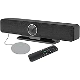 RayBit TB5 Video Conferencing System - Zoom Certificated, Ultra 4K Pro Audio and Video Conference Room Camera with 4 Microphone Arrays &amp; Stereo Speakers, 120&deg; Wide Angle Webcam for TV/Meeting Room