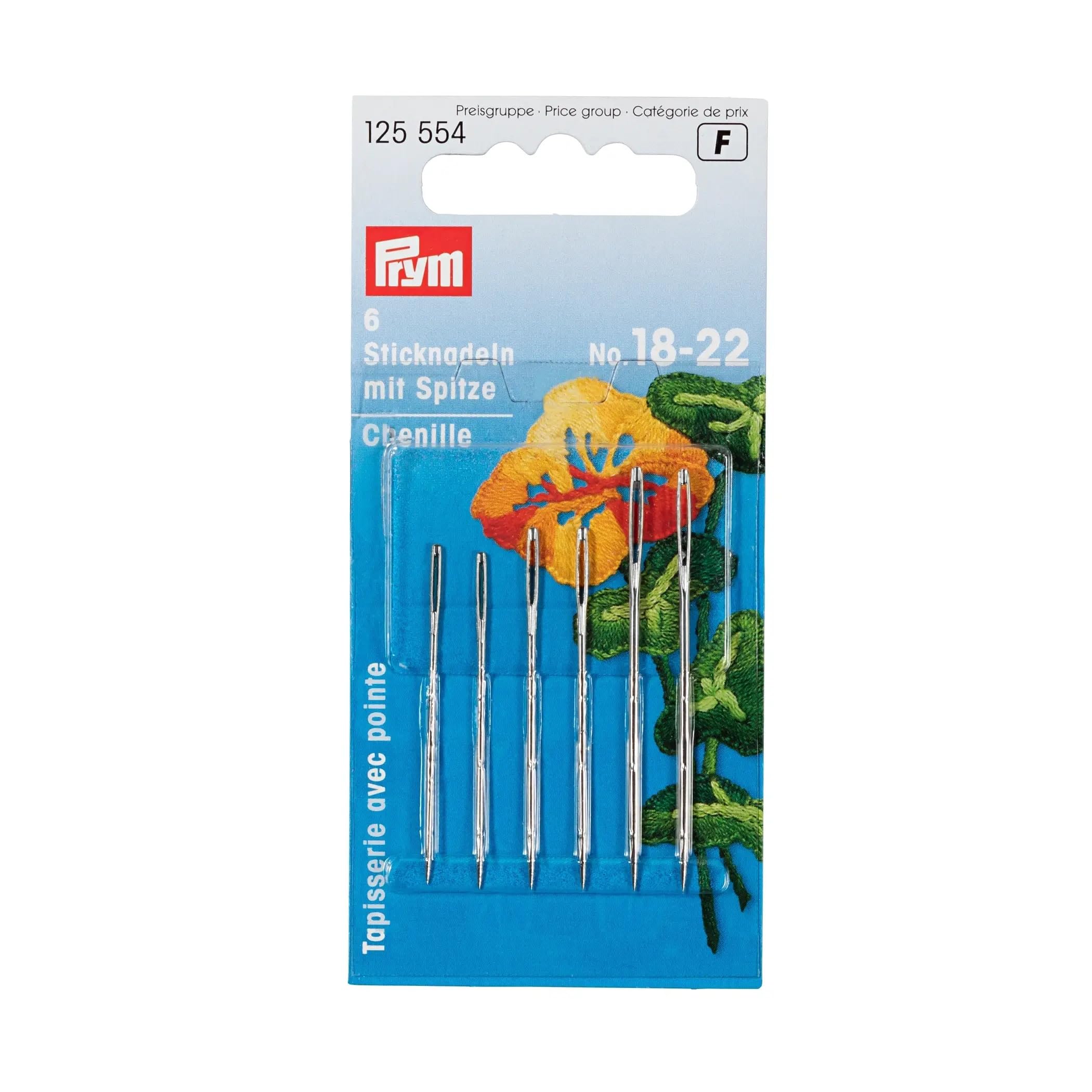 Prym Assorted Chanille Needles, Gold Eye