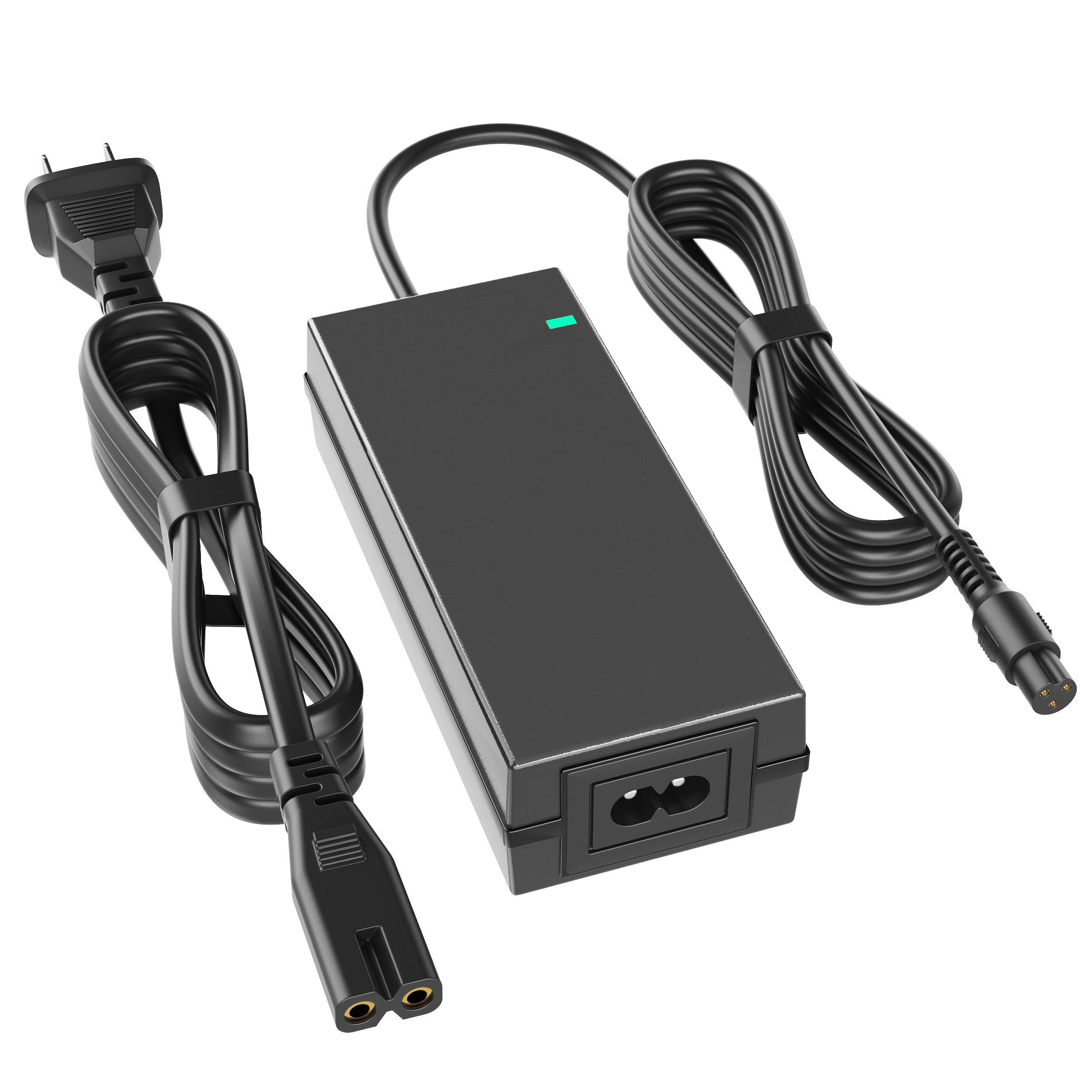 EWUNAX 42V 2A Power Adapter PowerFast 3-Prong Inline Connector for 36V Sports Mod,Pocket Mod Lithium Battery,Lithium Battery Power Charger.