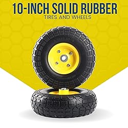 AR-PRO (4-Pack) 4.10/3.50-4" Flat Free Tire and