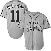 Benny 'The Jet' Rodriguez 30 The Sandlot Bel Air Short Sleeve Squints Yeah-Yeah Baseball Jersey