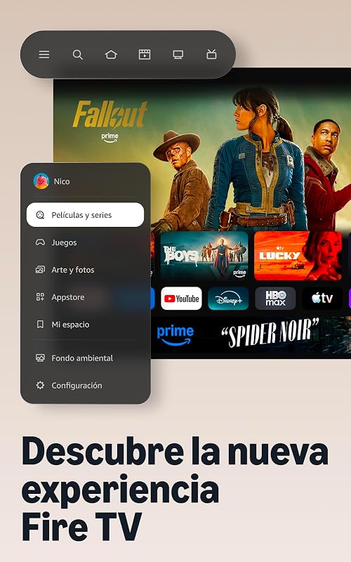 Fire TV Stick 4K (última geração): Streaming 4K fácil com o novo comando Fire TV; tenha todas as suas aplicações num só lugar, TV gratuita em direto, e encontre programas mais rapidamente com Alexa+