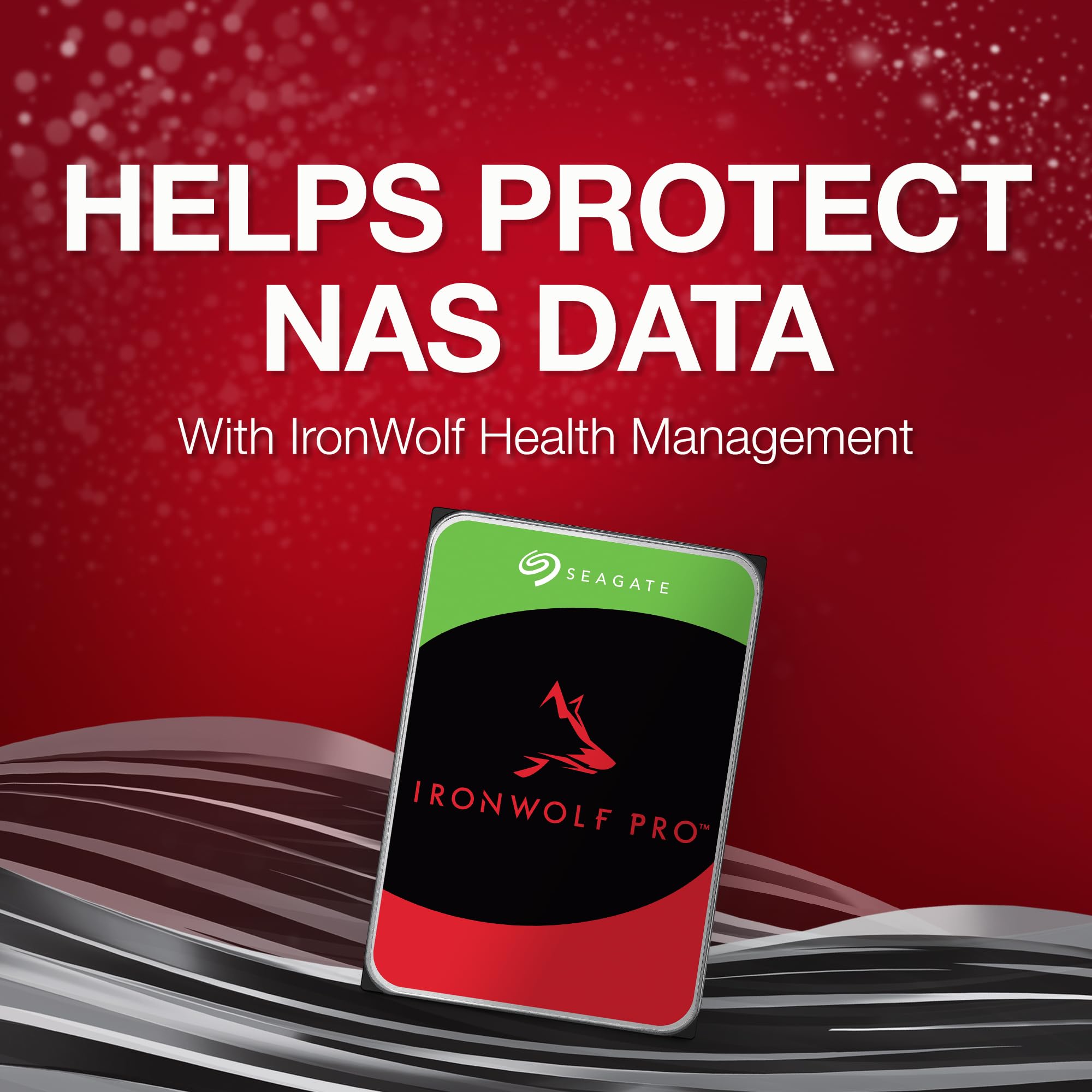 Seagate IronWolf Pro 24TB Enterprise NAS Internal HDD Hard Drive – CMR 3.5 Inch SATA 6Gb/s 7200 RPM 512MB Cache for RAID Network Attached Storage, Rescue Services (ST24000NT002)