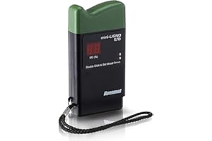 Lignomat Mini-Ligno E/D Pin Moisture Meter - Moisture Detector & Tester for Wood Floors, Woodworking, Building & Home Maintenance - Mold Detector & Moist Meter for Wood Walls and Firewood