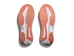 Hoka Women's Mach 6 Sneaker, Guava/White, 10.5