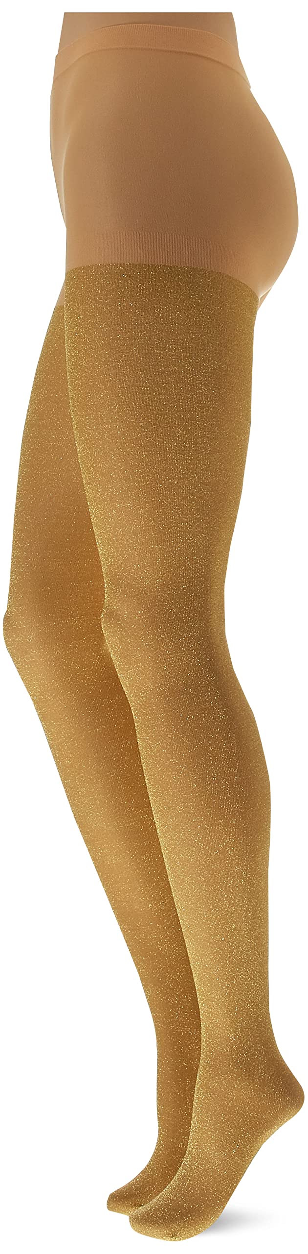 Leg Avenue Women's stretchy High Waist Lurex Shimmer Tights With Metaillic Fiber Shine