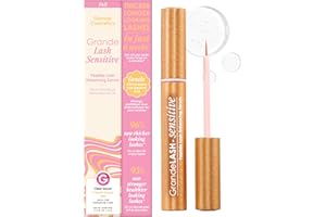 Grande Cosmetics GrandeLASH-Sensitive Peptide Infused Lash Serum for Fuller, Longer-Looking Natural Eyelashes, Enhancing Treatment with Nourishing Botanicals, Cruelty-Free