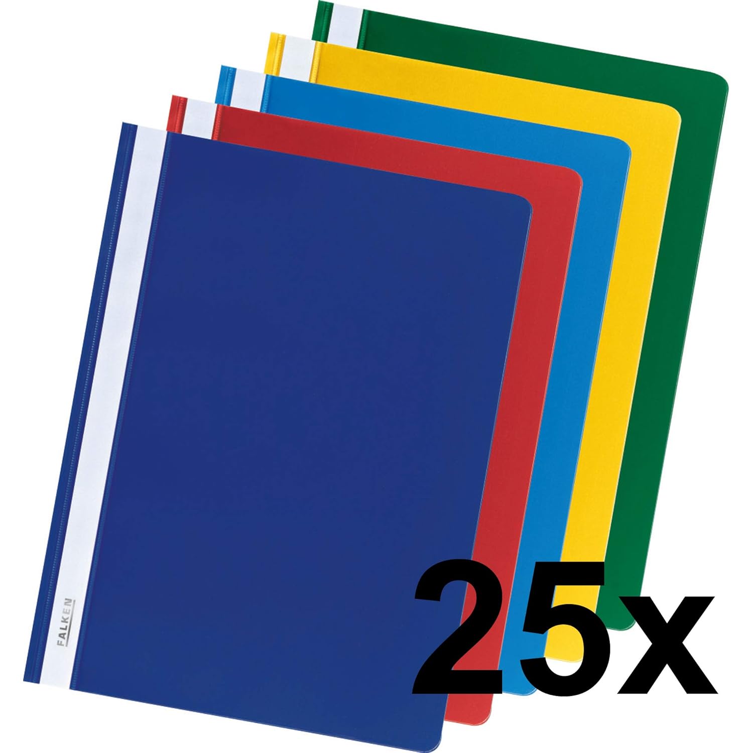 Falcon plastic looseleaf binder, made from polypropylene film, for DIN