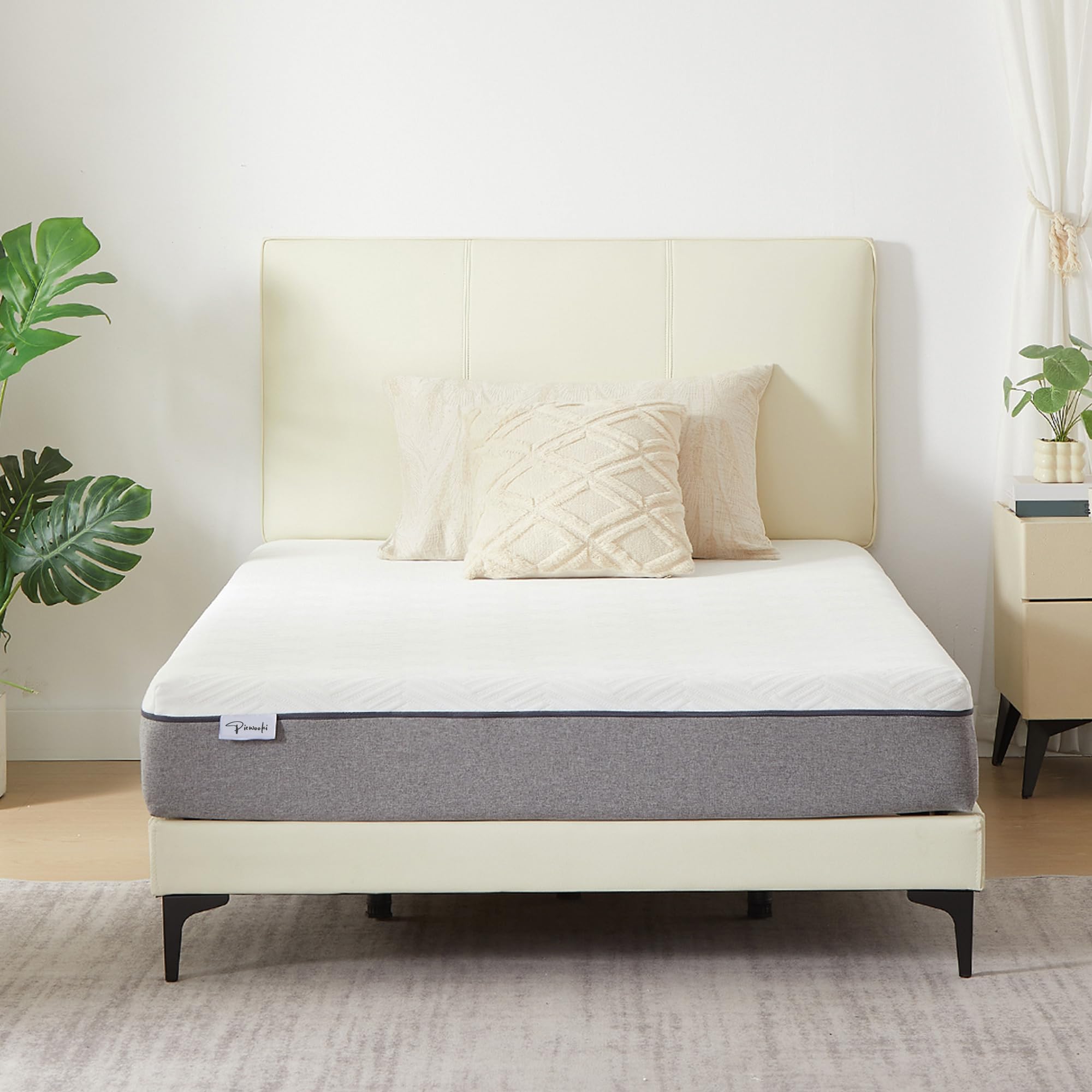 Photo 1 of *****FACTORY SEALED / NO RETURN ******* PicWooki Twin Mattress, 10 Inch Memory Foam Mattress Twin Size Mattresses in a Box with Washable Removable Cover, Soft and Comfortable, Pressure Relief, Medium Firmness