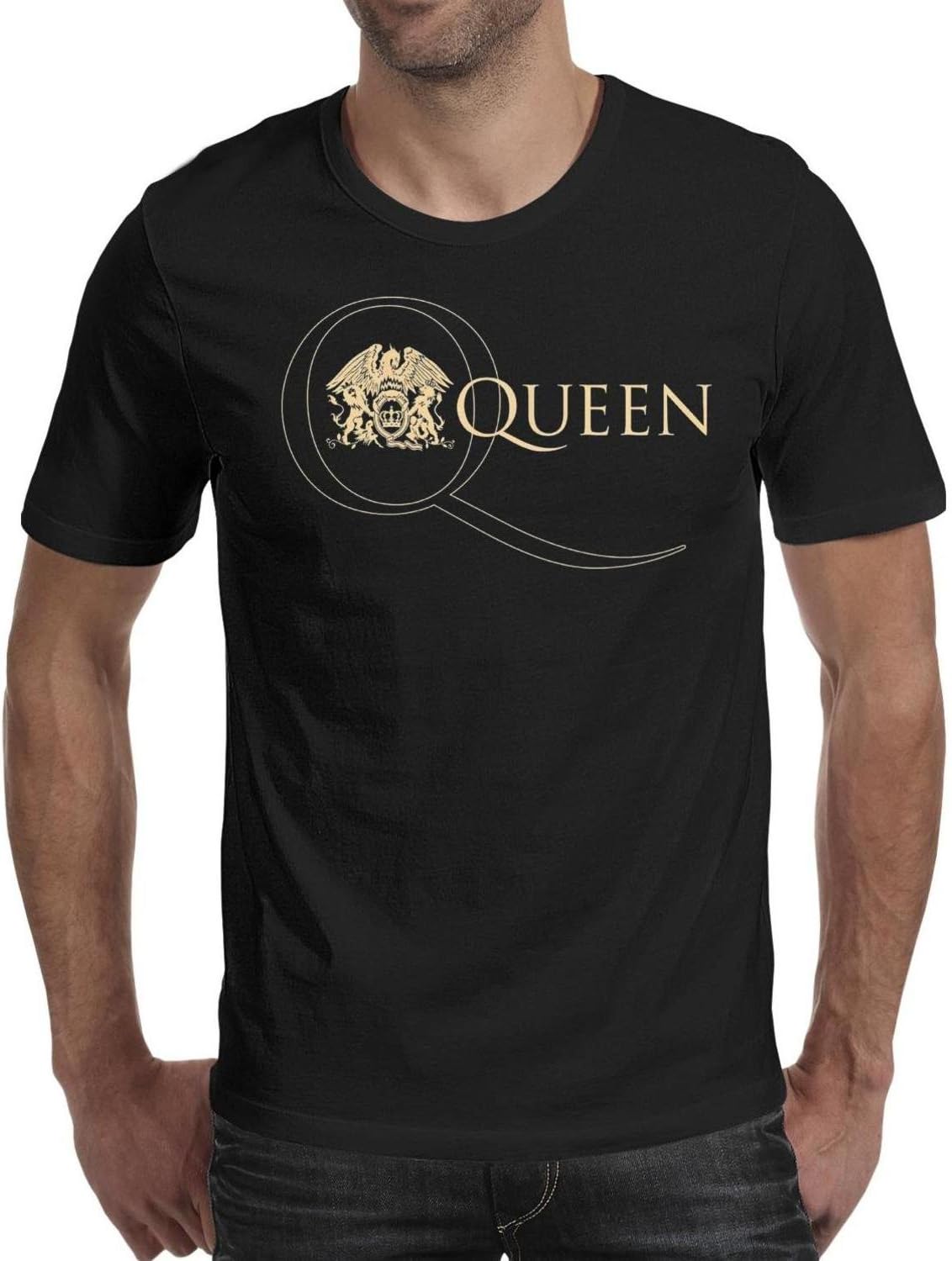 Men's t Shirts Novelty Music Short Sleeve British Band Queen t-Shirts