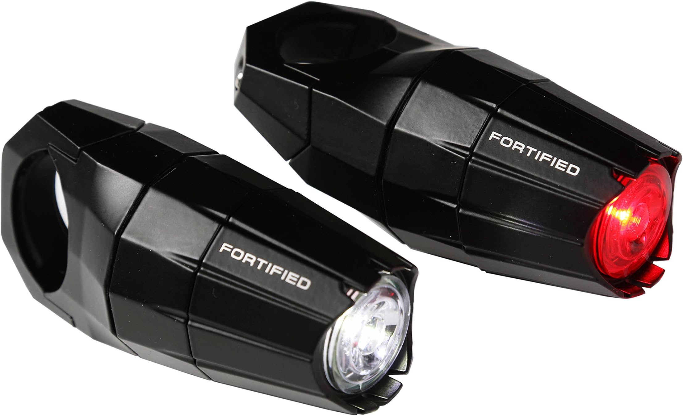 150 Lumen Theft Proof Bike Light Combo Pack for Bicycle Commuters - Bright USB Rechargeable Bicycle Lights w/Lifetime Anti Theft Guarantee
