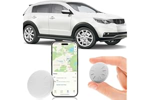 Hongtop H GPS Tracker for Vehicles, 1PCS Mini Hidden Vehicles Tracker with Waterproof Case, Work with Find My (iOS Only), No Monthly Fee Car GPS Tracker