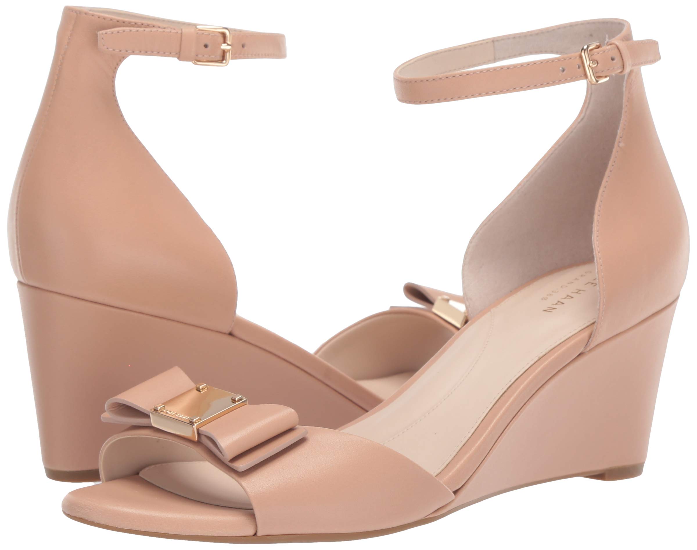 cole haan tali bow wedge