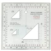 Military Protractor - Perfectly Cut for Land Nav