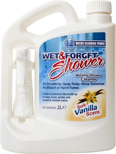 Wet & Forget Weekly Shower Cleaner 2L Vanilla Scent No Scrub No Bleach