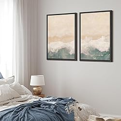 MUDECOR Framed Canvas Print Wall Art Set Soft